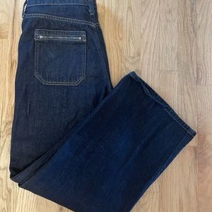 Hiigh rise wide leg jeans